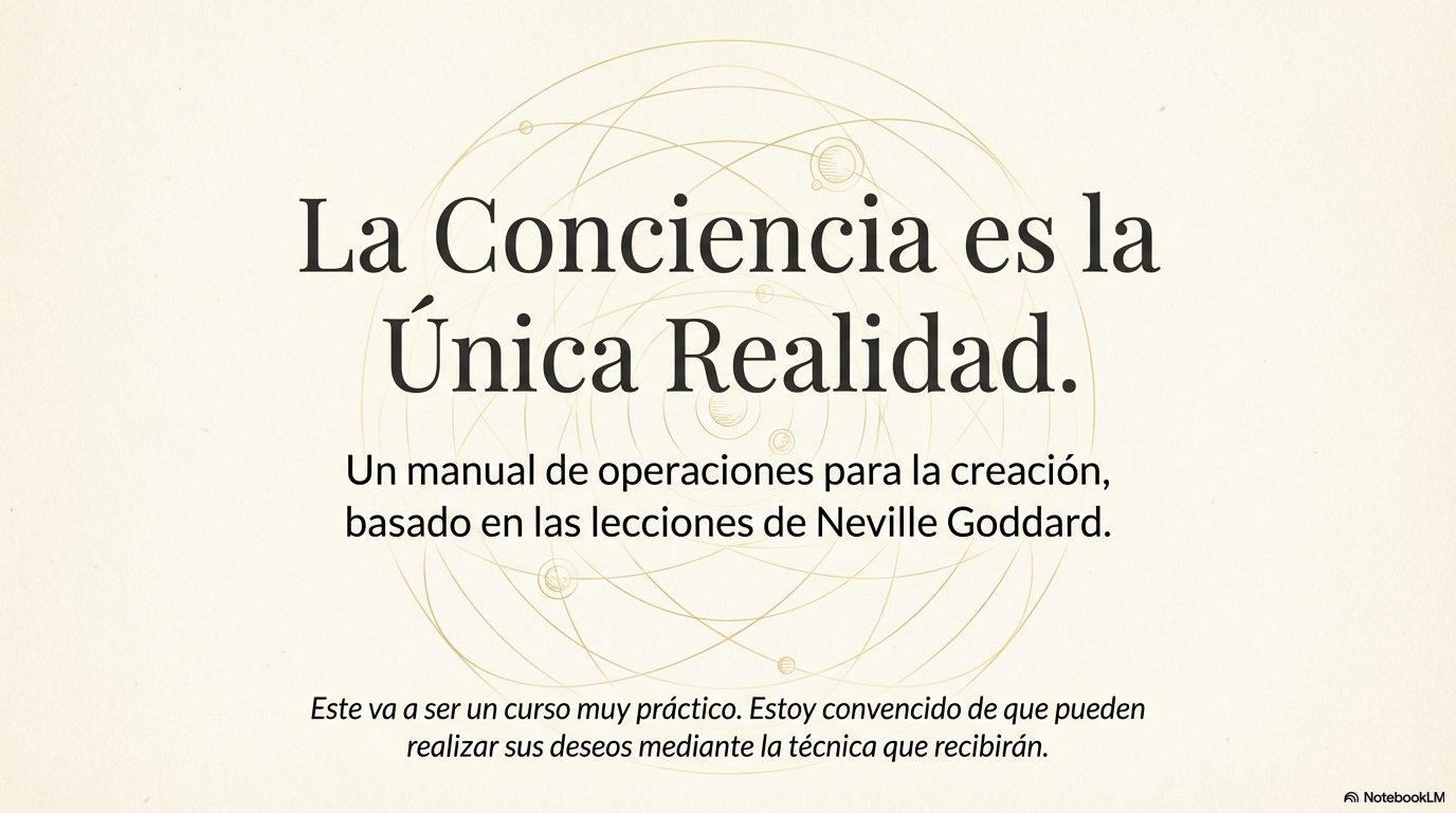 La Conciencia Como Unica Realidad