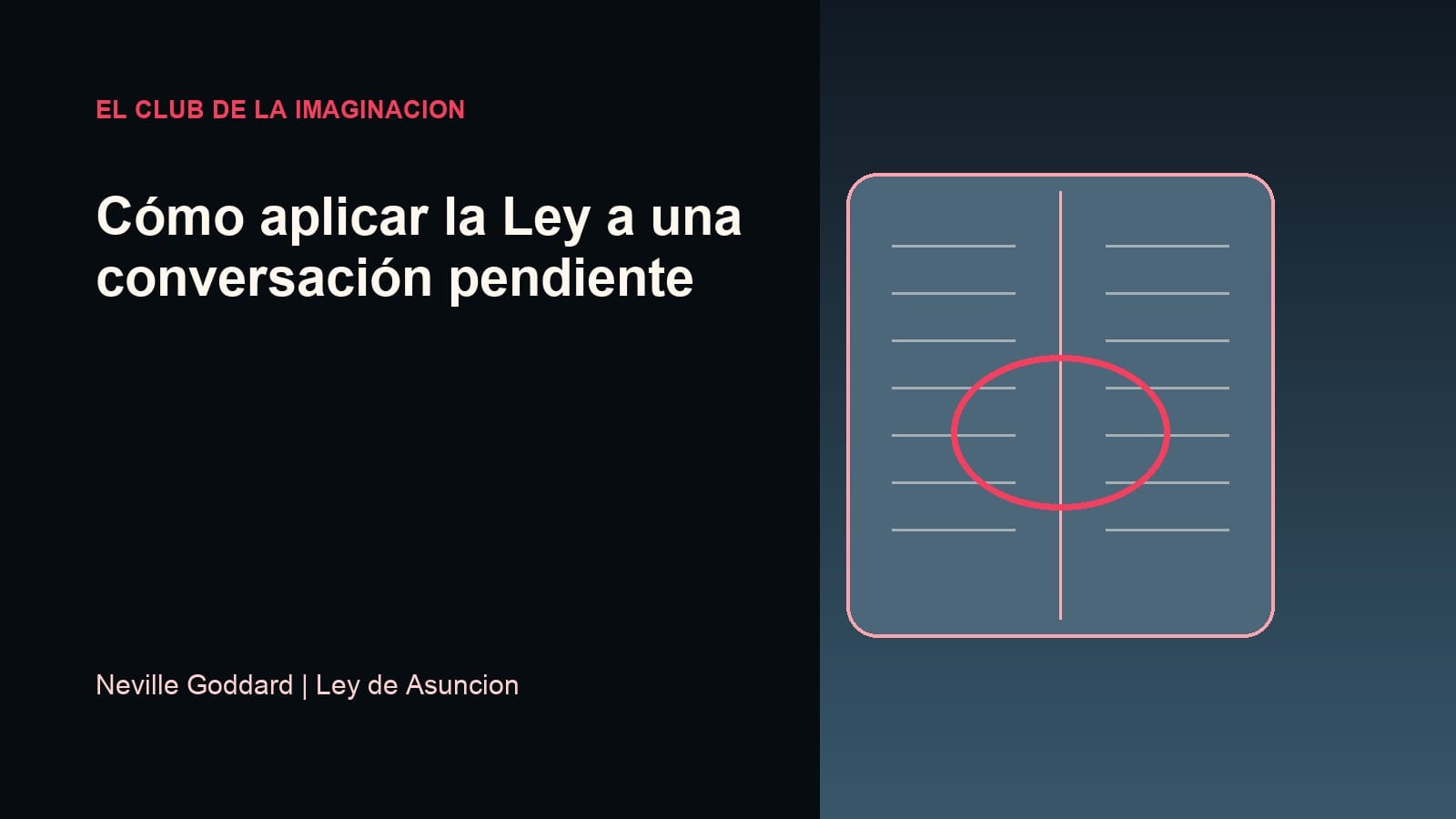 Imagen editorial para Cómo aplicar la Ley a una conversación pendiente
