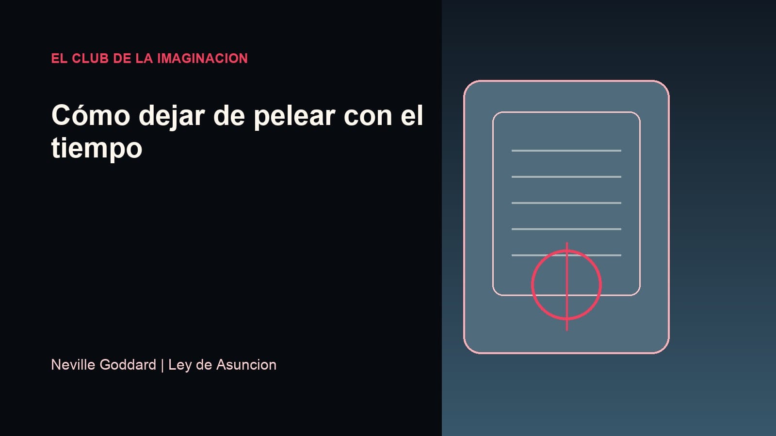 Imagen editorial para Cómo dejar de pelear con el tiempo