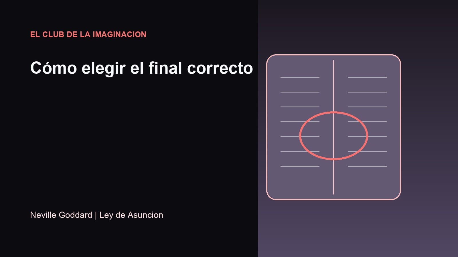 Imagen editorial para Cómo elegir el final correcto