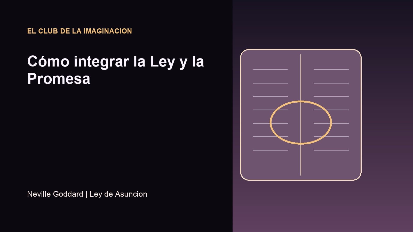Imagen editorial para Cómo integrar la Ley y la Promesa