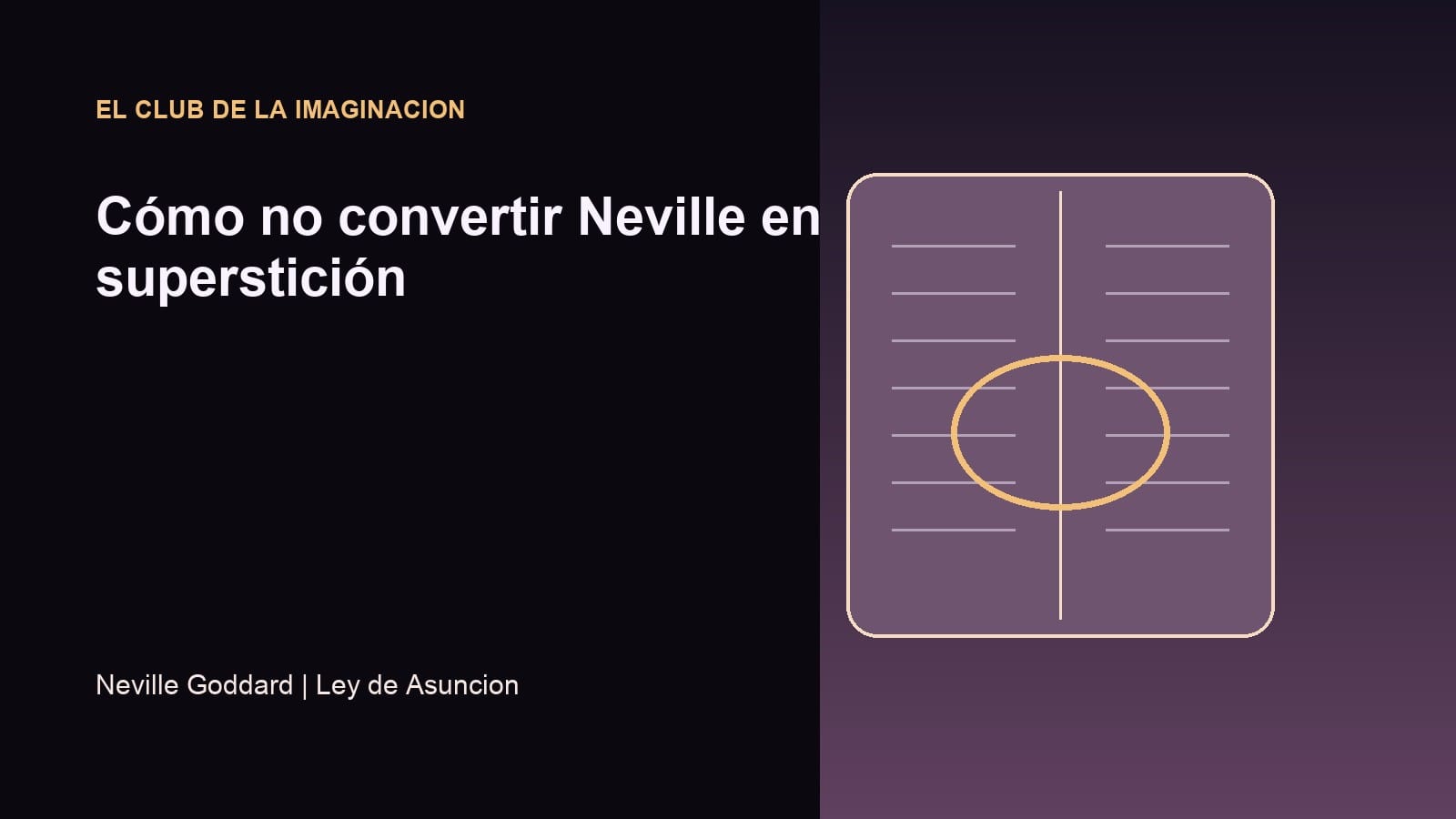 Imagen editorial para Cómo no convertir Neville en superstición