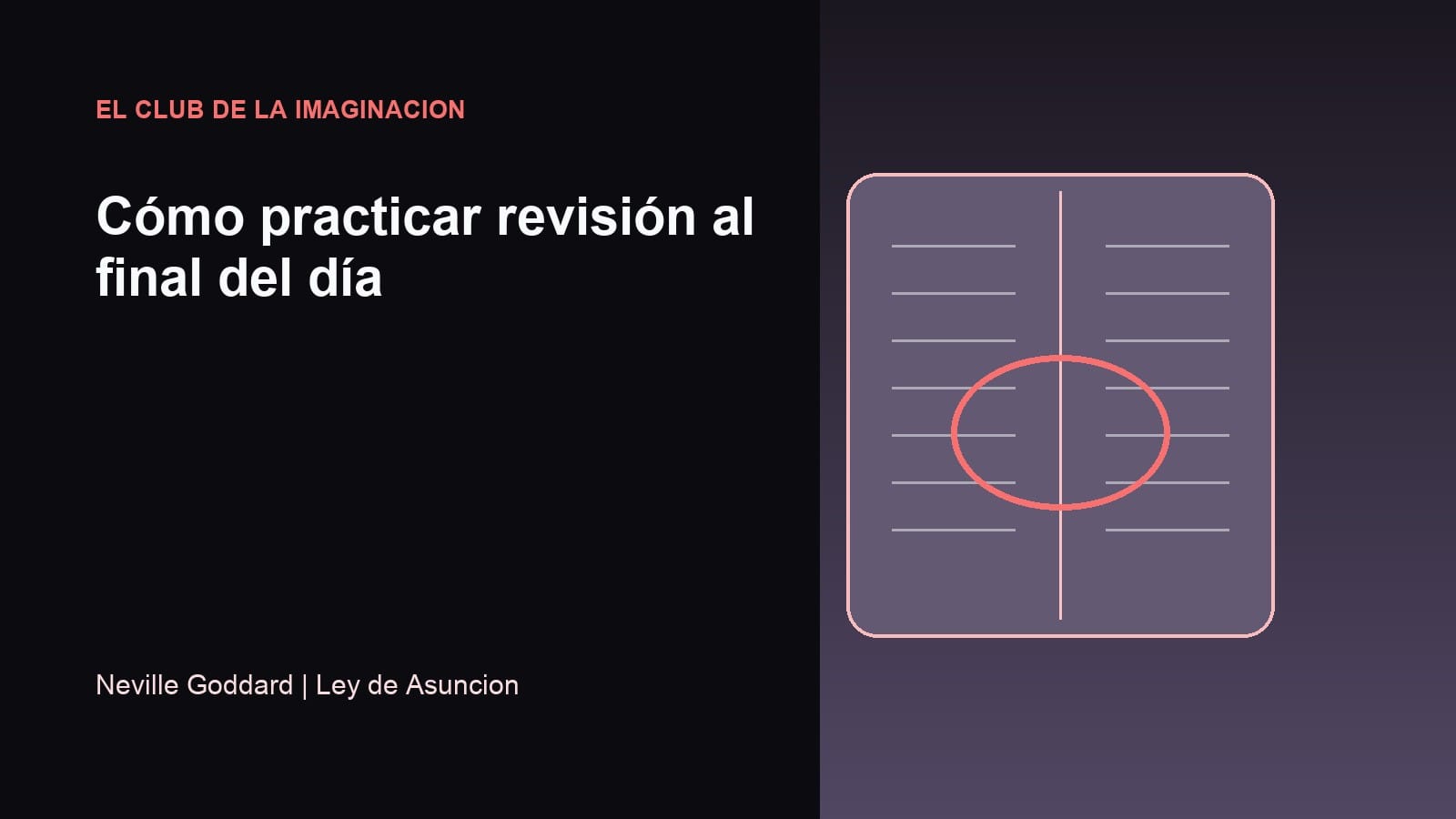Imagen editorial para Cómo practicar revisión al final del día