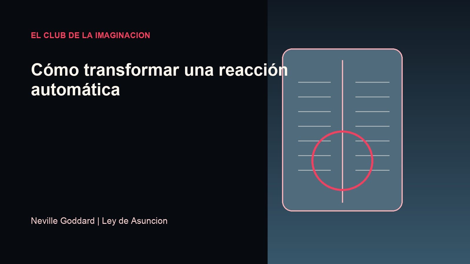 Imagen editorial para Cómo transformar una reacción automática