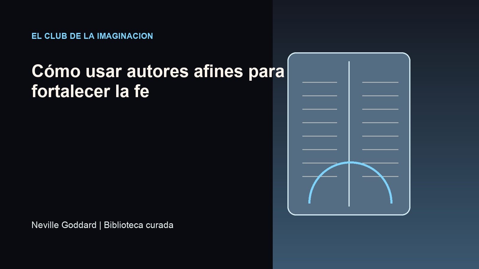 Imagen editorial para Cómo usar autores afines para fortalecer la fe