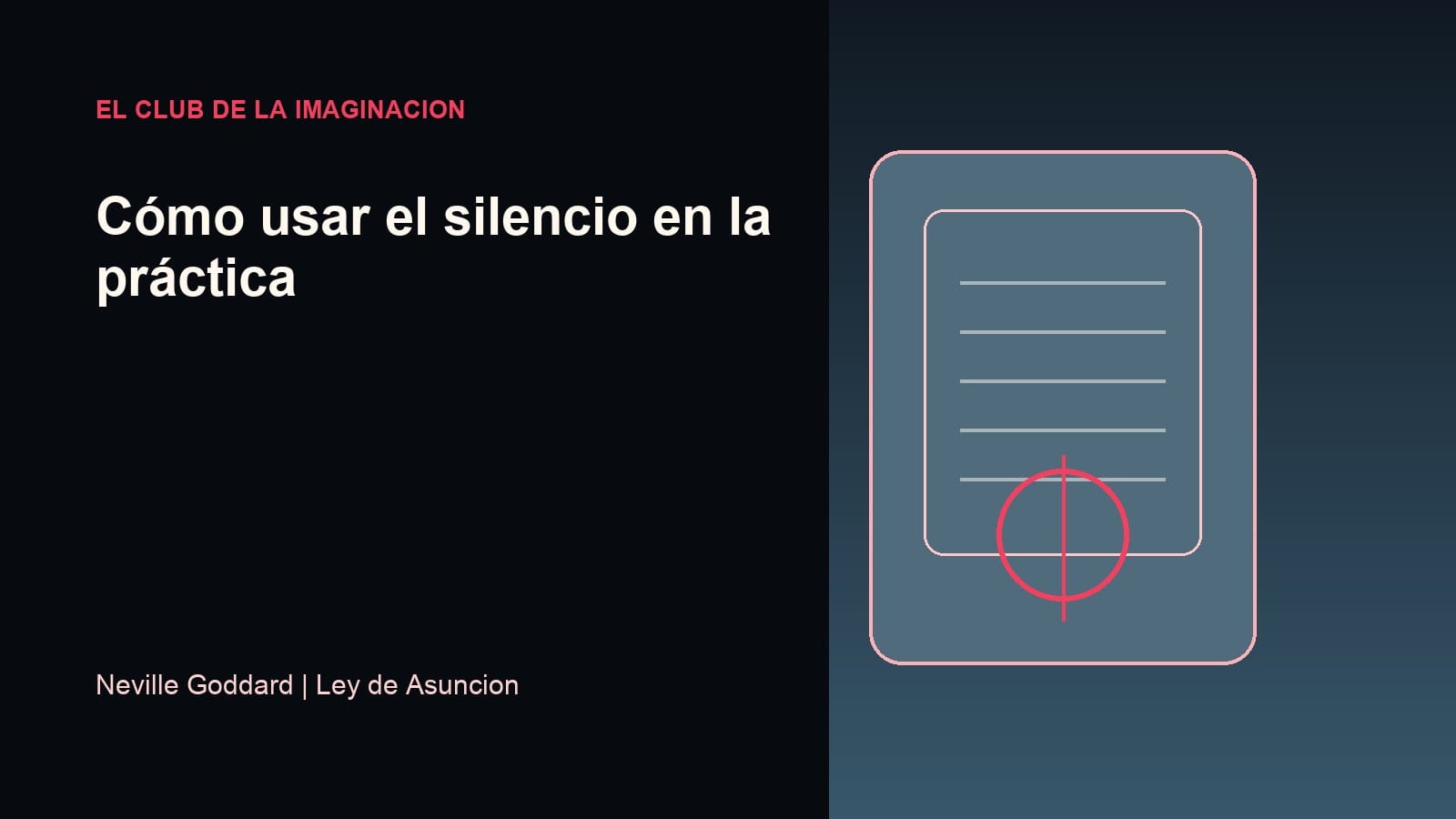 Imagen editorial para Cómo usar el silencio en la práctica