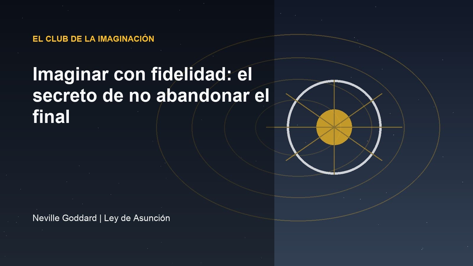 Imagen editorial abstracta para Imaginar con fidelidad: el secreto de no abandonar el final