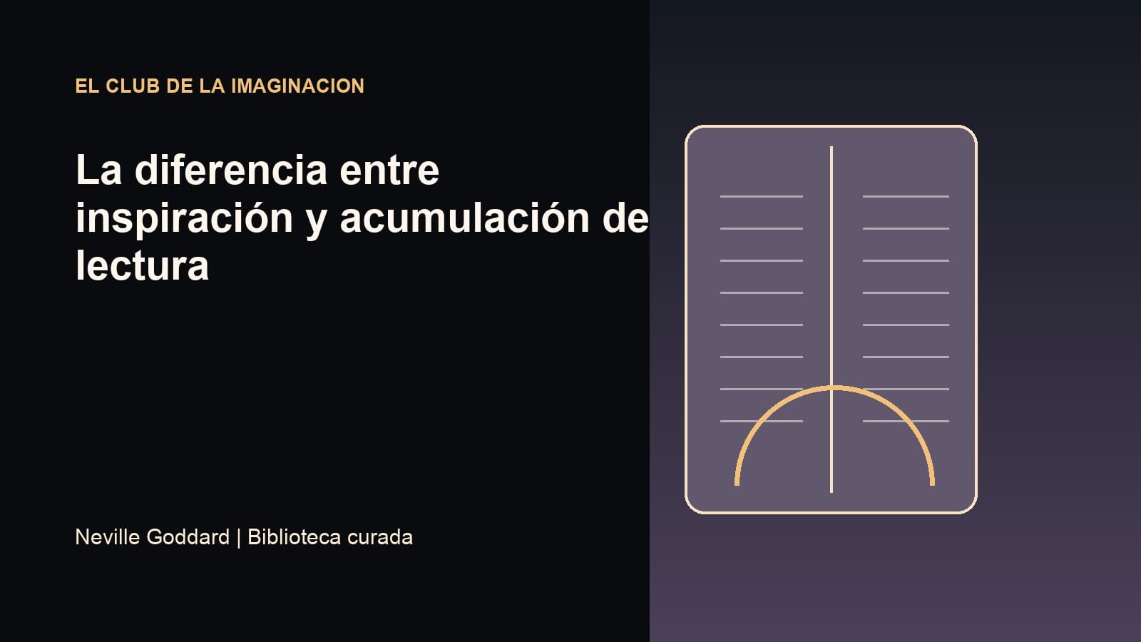 Imagen editorial para La diferencia entre inspiración y acumulación de lectura