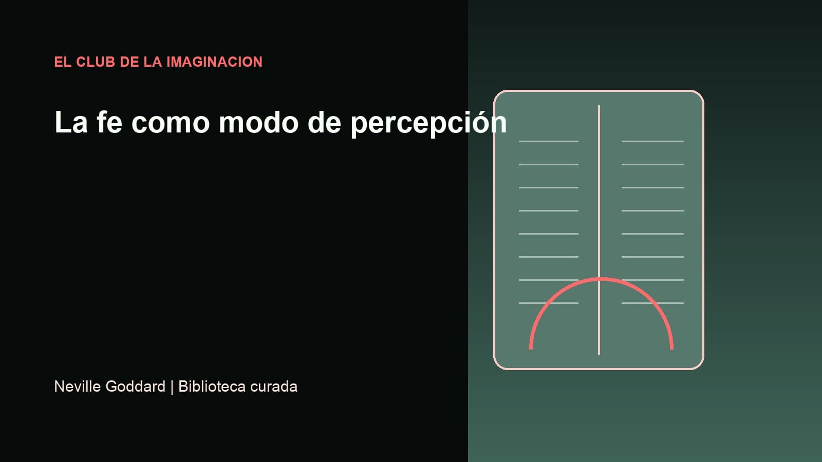 Imagen editorial para La fe como modo de percepción