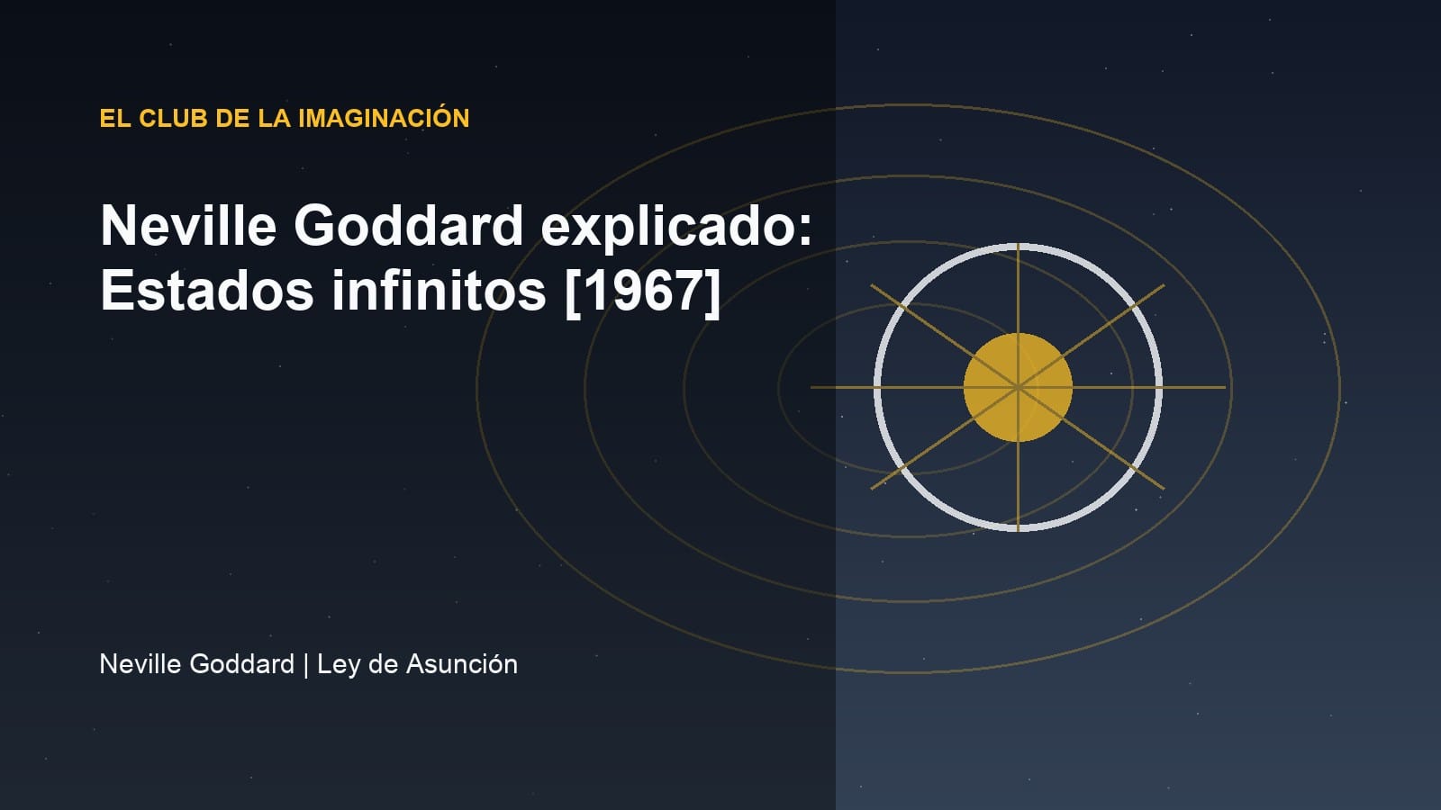Imagen editorial para Neville Goddard explicado: Estados infinitos [1967]