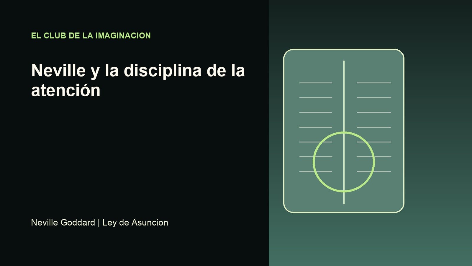 Imagen editorial para Neville y la disciplina de la atención