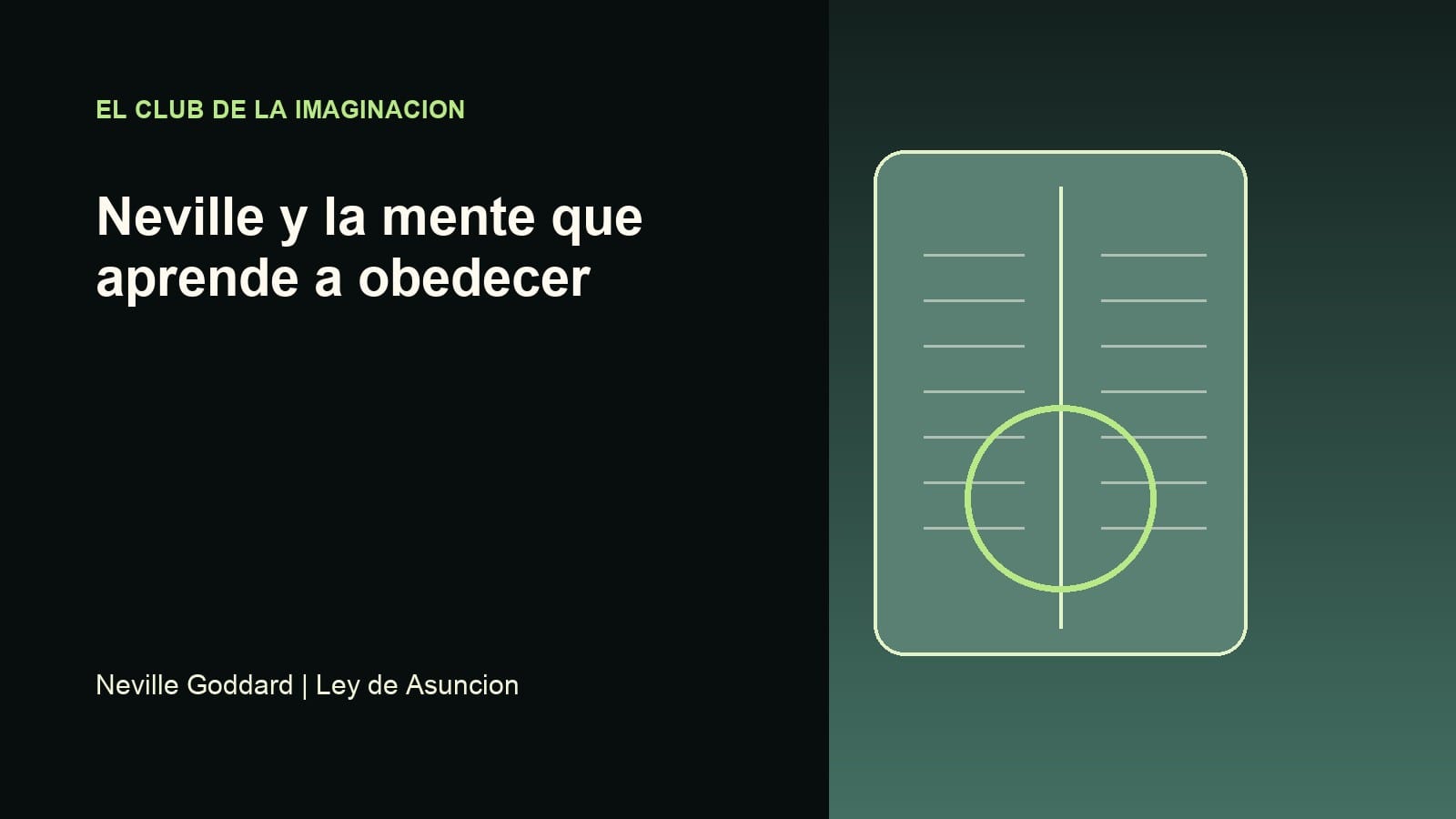 Imagen editorial para Neville y la mente que aprende a obedecer