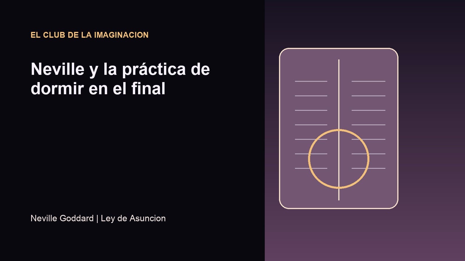 Imagen editorial para Neville y la práctica de dormir en el final