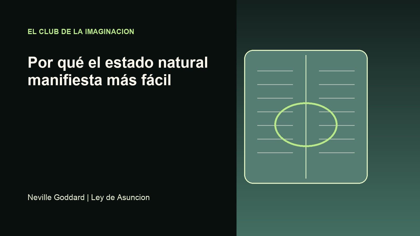 Imagen editorial para Por qué el estado natural manifiesta más fácil
