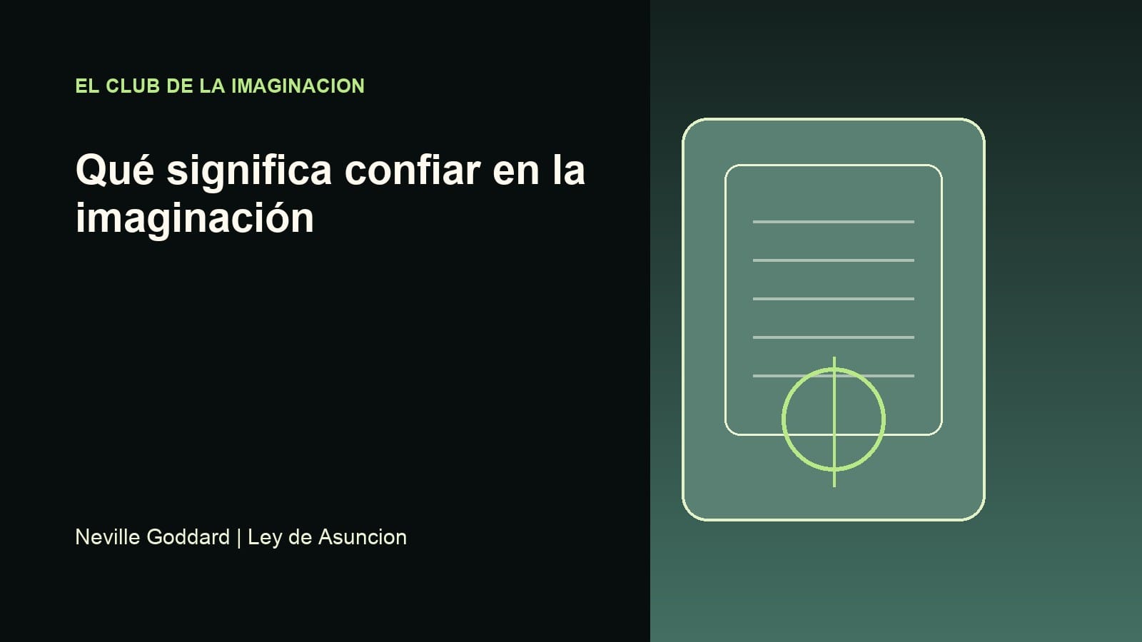 Imagen editorial para Qué significa confiar en la imaginación