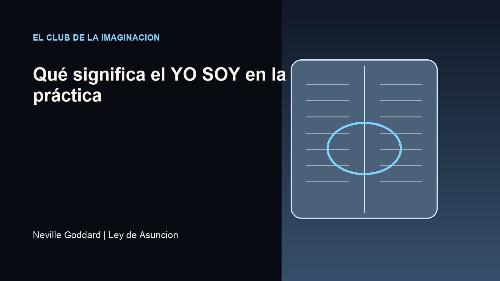 Imagen editorial para Qué significa el YO SOY en la práctica