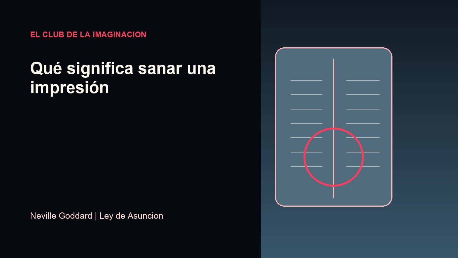 Imagen editorial para Qué significa sanar una impresión