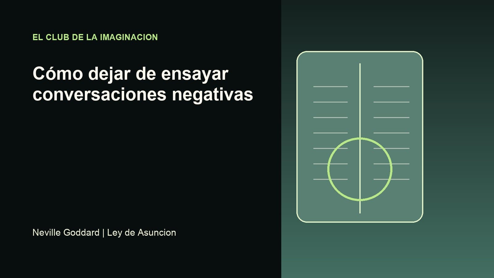 Imagen editorial para Cómo dejar de ensayar conversaciones negativas