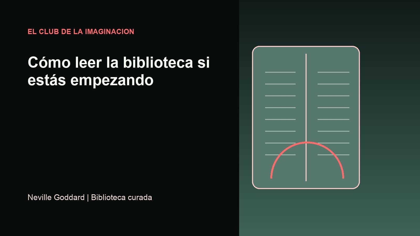 Imagen editorial para Cómo leer la biblioteca si estás empezando