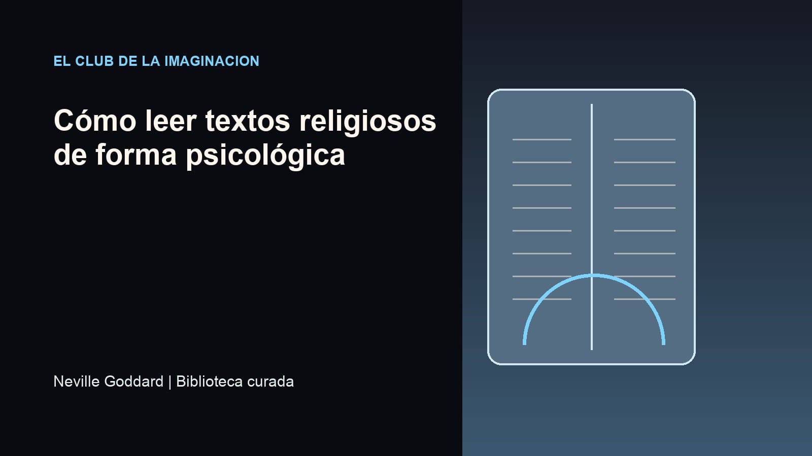 Imagen editorial para Cómo leer textos religiosos de forma psicológica
