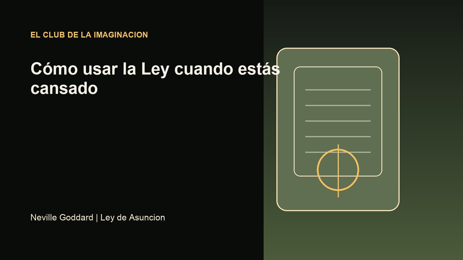 Imagen editorial para Cómo usar la Ley cuando estás cansado