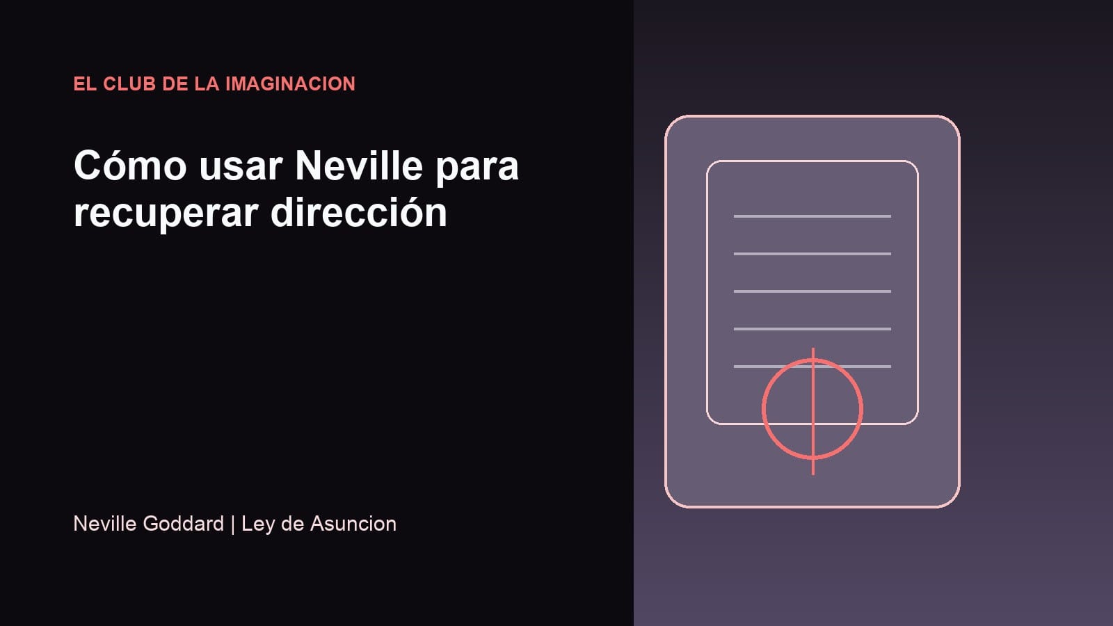 Imagen editorial para Cómo usar Neville para recuperar dirección