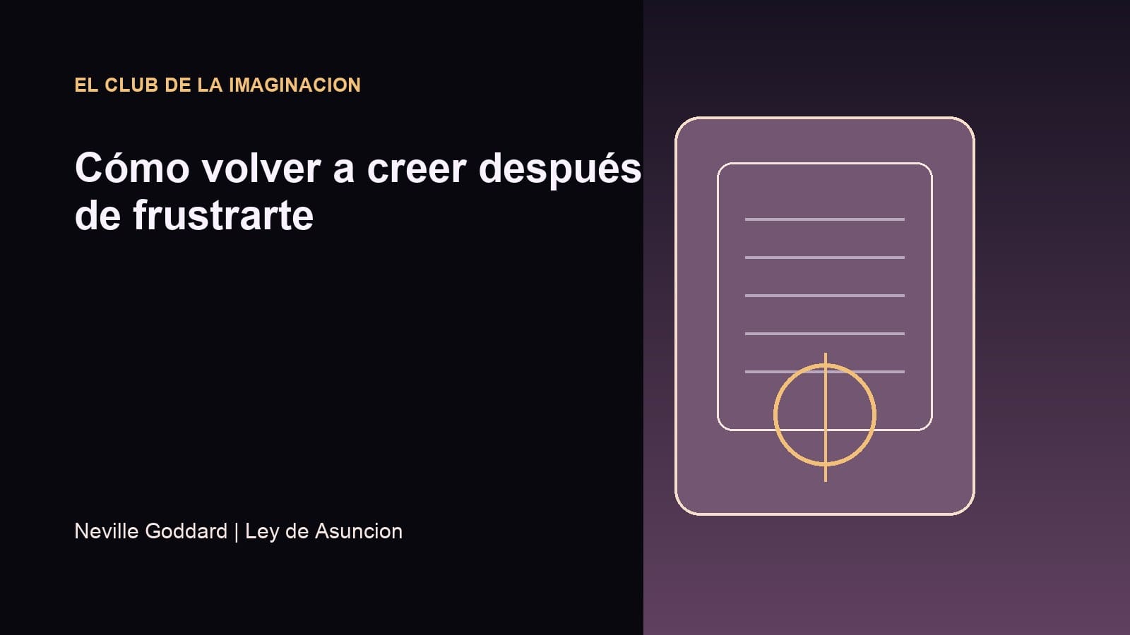 Imagen editorial para Cómo volver a creer después de frustrarte