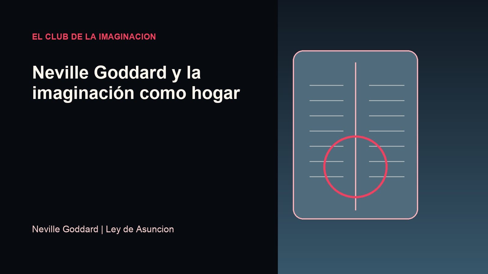 Imagen editorial para Neville Goddard y la imaginación como hogar