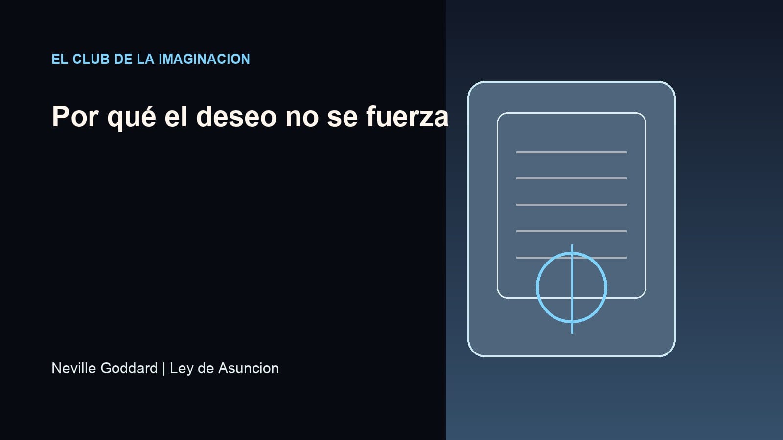 Imagen editorial para Por qué el deseo no se fuerza