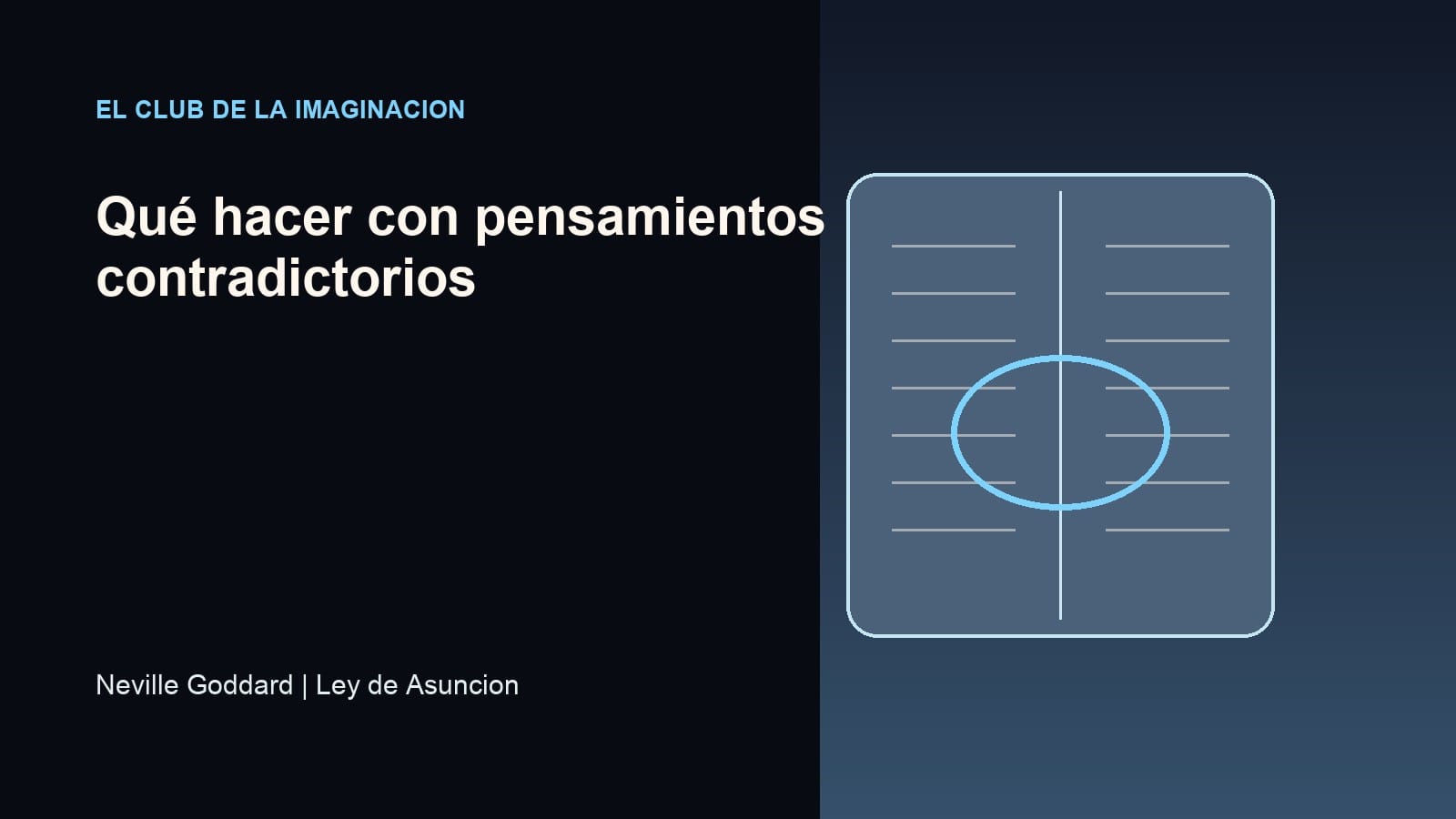 Imagen editorial para Qué hacer con pensamientos contradictorios