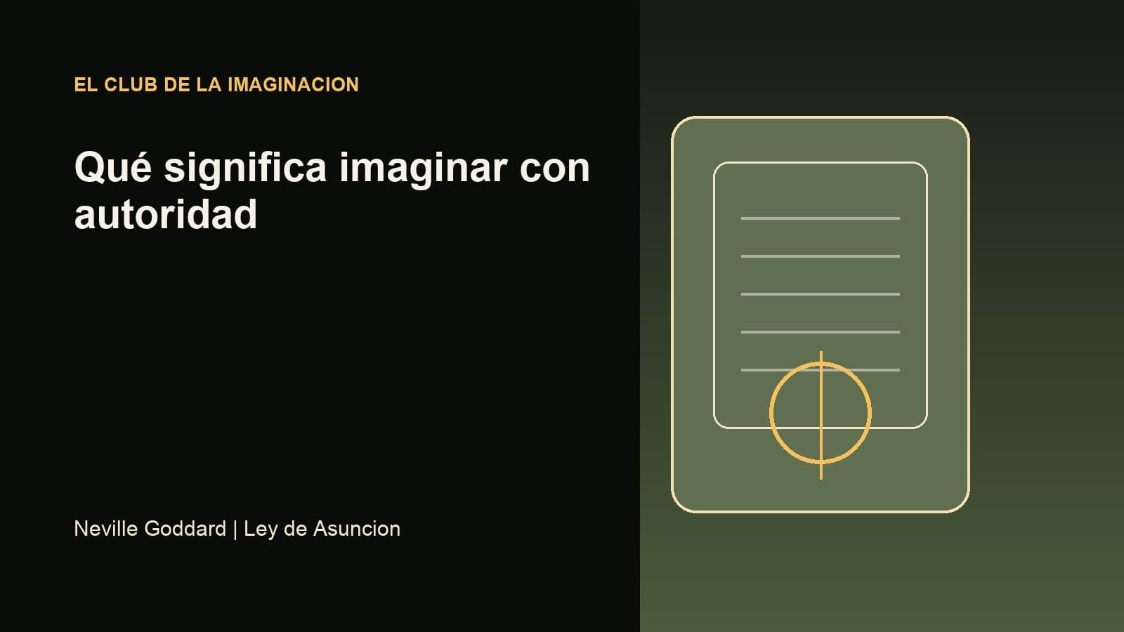Imagen editorial para Qué significa imaginar con autoridad