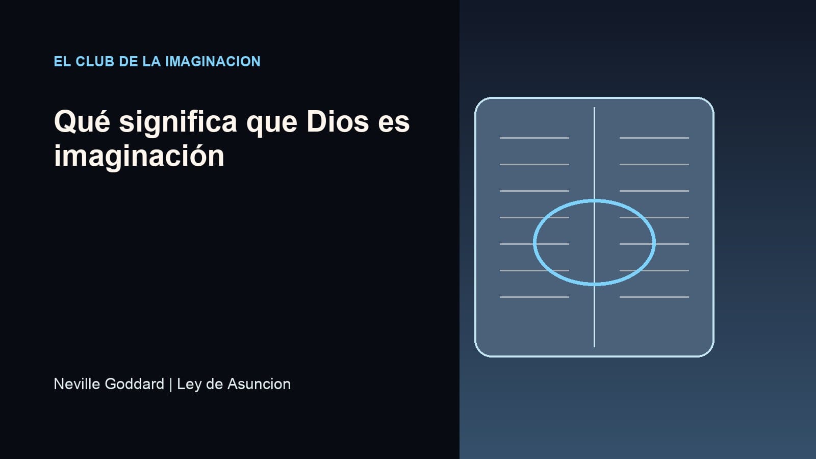 Imagen editorial para Qué significa que Dios es imaginación