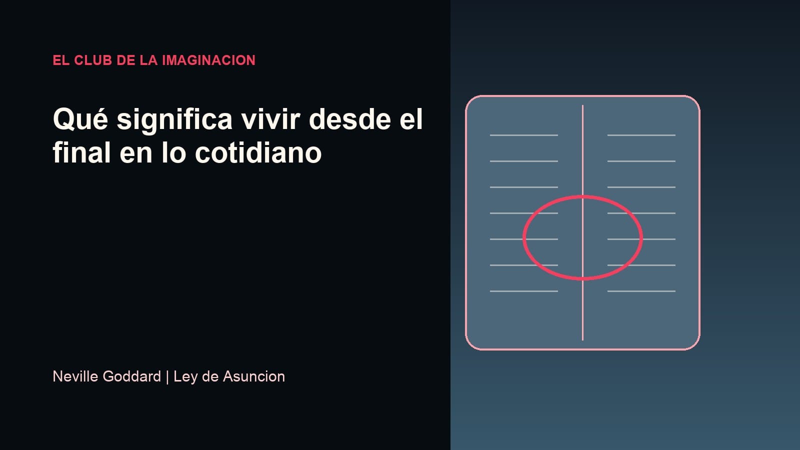 Imagen editorial para Qué significa vivir desde el final en lo cotidiano