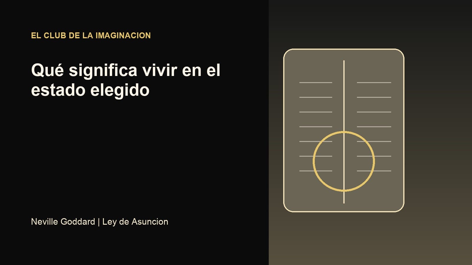 Imagen editorial para Qué significa vivir en el estado elegido